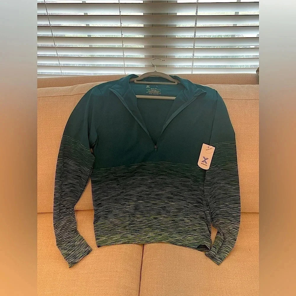 Xersion | Celestial Teal Quick Dri Jacket (L) NWT - image 7